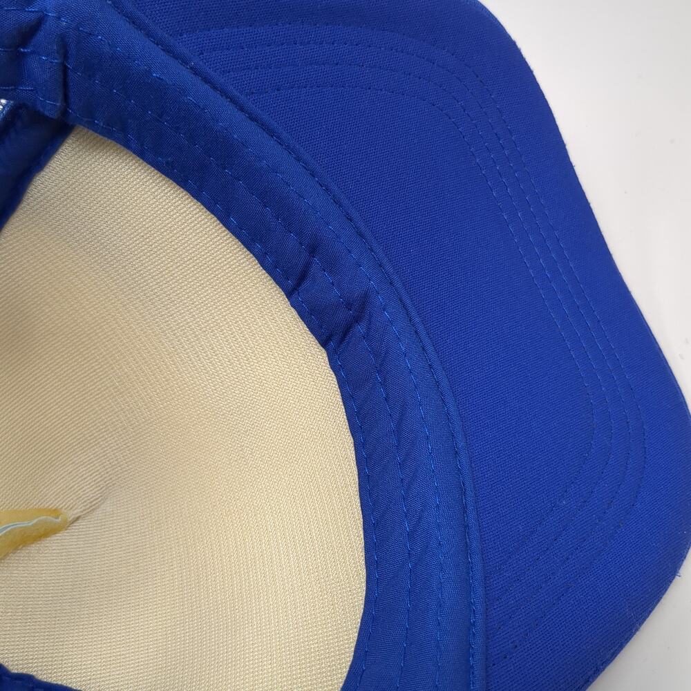 KC Logo Snapback Trucker Hat Blue One Size Adjustable Mesh Back Rope Poly BDA - Picture 9 of 11